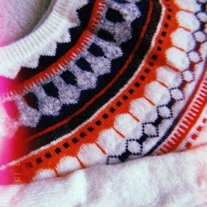 Fair isle sweater: the coziest! 🙌🏻🙌🏻🙌🏻